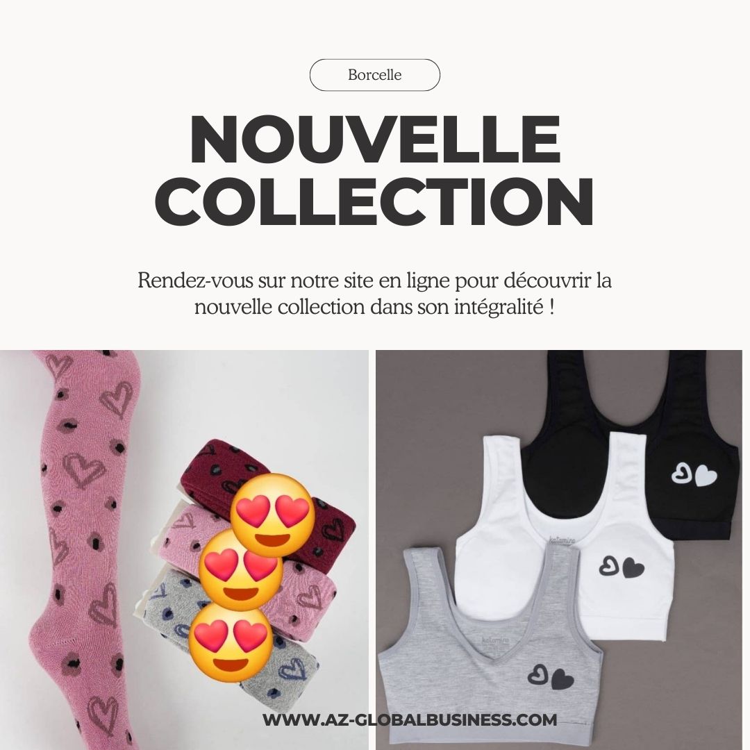 Publication Instagram Nouvelle Collection Minimaliste Moderne Blanc et Gris