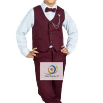 Veste blazer costume 4 pièces pour garçon enfant