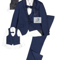 Veste blazer costume 5 pièces pour garçon enfant