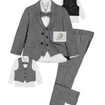 Veste blazer costume 5 pièces pour garçon enfant