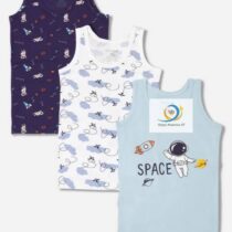 Lot de 3 débardeurs et 3 boxer pour filles, 3-12 ans, assortiment