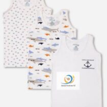 Lot de 3 débardeurs et 3 boxer pour filles, 3-12 ans, assortiment