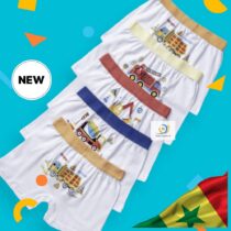 Lot 5 boxers pour garçons, 3-12 ans, assorti