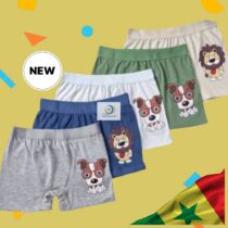 Lot 5 boxers pour garçons, 3-12 ans, assorti