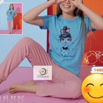 Pyjama doux de coton, composé en deux pièces