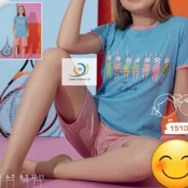 Pyjama doux de coton, composé en deux pièces