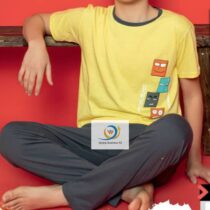 Pyjama doux de coton, composé en deux pièces