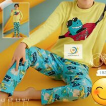 Pyjama doux de coton, composé en deux pièces