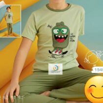 Pyjama doux de coton, composé en deux pièces