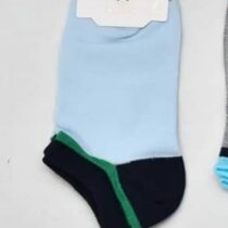 Chaussette garçon, coton majoritaire, panaché de couleurs avec motif différents