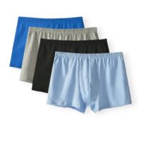 Lot de 3 boxers enfant coton doux, confortables et ajustés, parfaits pour garçon, sans motif, en couleurs sobres, pour un usage quotidien élégant.

❀ Coton doux et extensible pour un confort optimal toute la journée
❀ Coloris : bleu ciel, noir, gris chiné, bleu roi – unis et élégants
❀ Coupe ajustée avec taille élastiquée pour un maintien parfait