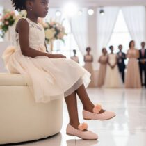 Ballerines fille rose élégantes, idéales cérémonie et mariage, tailles 24-30, confortables et raffinées avec fleurs en perles, finition vernie brillante.
❀ Tailles disponibles : 24-30 pour convenir aux petites filles
❀ Chaussures légères et confortables, parfaites pour occasions spéciales
❀ Couleur : Rose