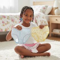 Lot de 3 slips fille coton, motifs floraux colorés, confortables et respirants, parfaits pour enfants 5/6 ans. Idéal sous-vêtement fille quotidien.

❀ Coton doux, élastique, respirant pour peau sensible
❀ Motifs fleurs, couleurs pastel : blanc, rose, bleu, jaune, rouge, vert
❀ Lot pratique, tailles 5/6 ans, maintien optimal