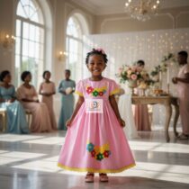 Robe fille cérémonie rose en coton brodé, élégante et confortable, idéale pour fête ou été, coupe ample, motif floral, 3 ans, couleur rose claire.
❀ Matière : Coton léger, doux et respirant pour l’été
❀ Couleur : Rose claire