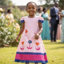 Robe cérémonie fille 3 ans rose pastel brodée, élégante et confortable, idéale pour mariage, fête ou anniversaire, manches courtes, tissu satiné doux.
❀ Tissu satiné léger, détails brodés raffinés
❀ Couleur : Rose