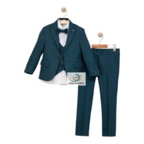 Matière du blazer: 70% polyester, 30% viscose.
Matériau des chemises: 100% coton.
Les costumes pour garçons sont en polyester et en viscose, et les chemises sont en coton de haute qualité. Doux et confortable à porter.