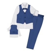 Les costumes pour garçons sont en polyester et en viscose, et les chemises sont en coton de haute qualité. Doux et confortable à porter.