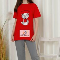 Ensemble pyjama 2 pièces en coton pour enfant, manches courtes, pantalons, vêtements de détente décontractés pour fille
Vêtements de nuit de luxe à col en rond 

Matière : Coton 
Taille : 13- 16 ans
Élasticité : peu élastique
Douceur : Doux