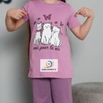 Ensemble pyjama 2 pièces en coton pour enfant, manches courtes, short, vêtements de détente décontractés pour fille

Vêtements de nuit de luxe à col en rond 


Matière : Coton 

Taille : 4- 11 ans

Élasticité : peu élastique

Douceur : Doux