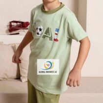 Ensemble pyjama 2 pièces en coton pour enfant, manches courtes, pantalons, vêtements de détente décontractés pour garçon
Vêtements de nuit de luxe à col en rond 

Matière : Coton 
Taille : 4- 11 ans
Élasticité : peu élastique
Douceur : Doux